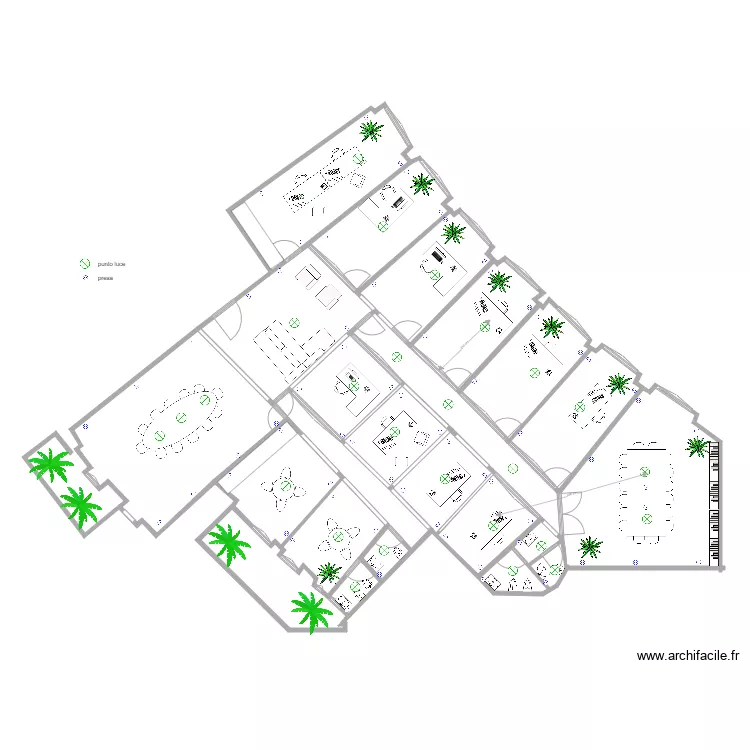 impianto elettrico. Plan de 