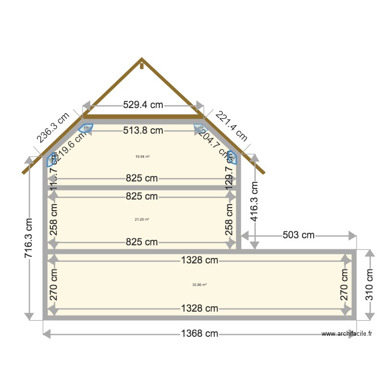 PLAN DE COUPE A. Plan de 0 pièce et 0 m2