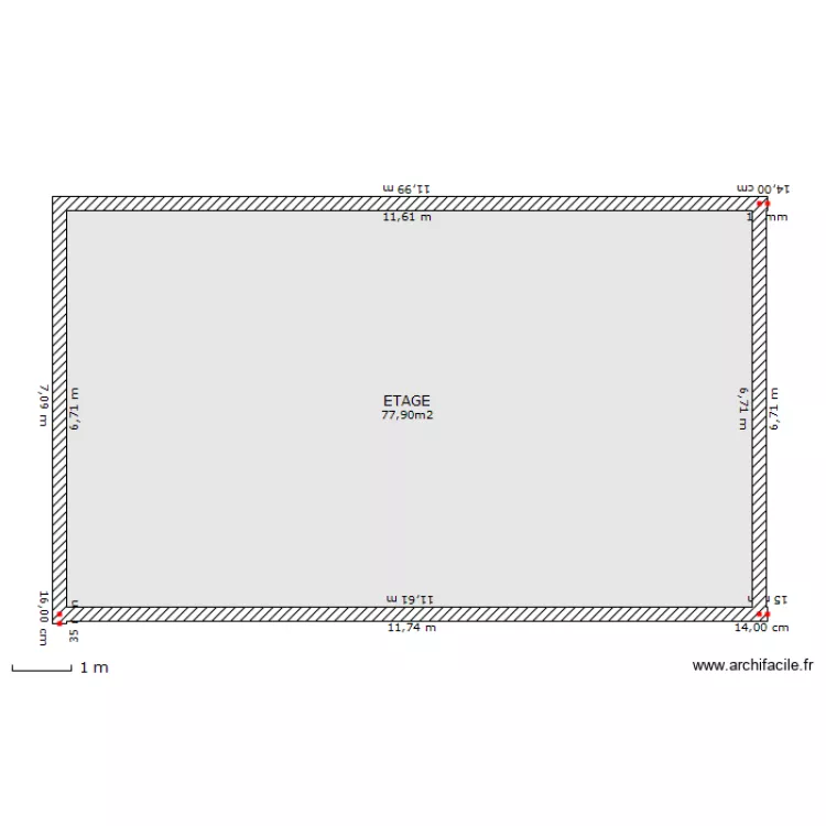 Etage Maison en bois / 2ième ébauche. Plan de Etage Maison en bois / 2ième ébauche. Plan de