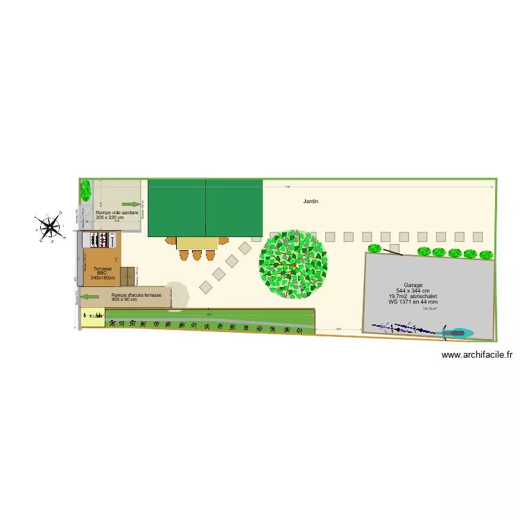 Jardin 05 BBC. Plan de 