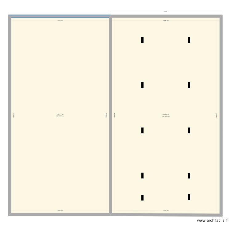 ATLAS. Plan de 2 pièces et 419 m2