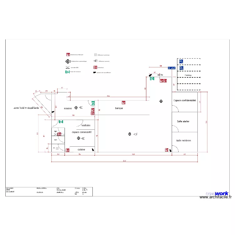 Plan SSI Pharmacie. Plan de 
