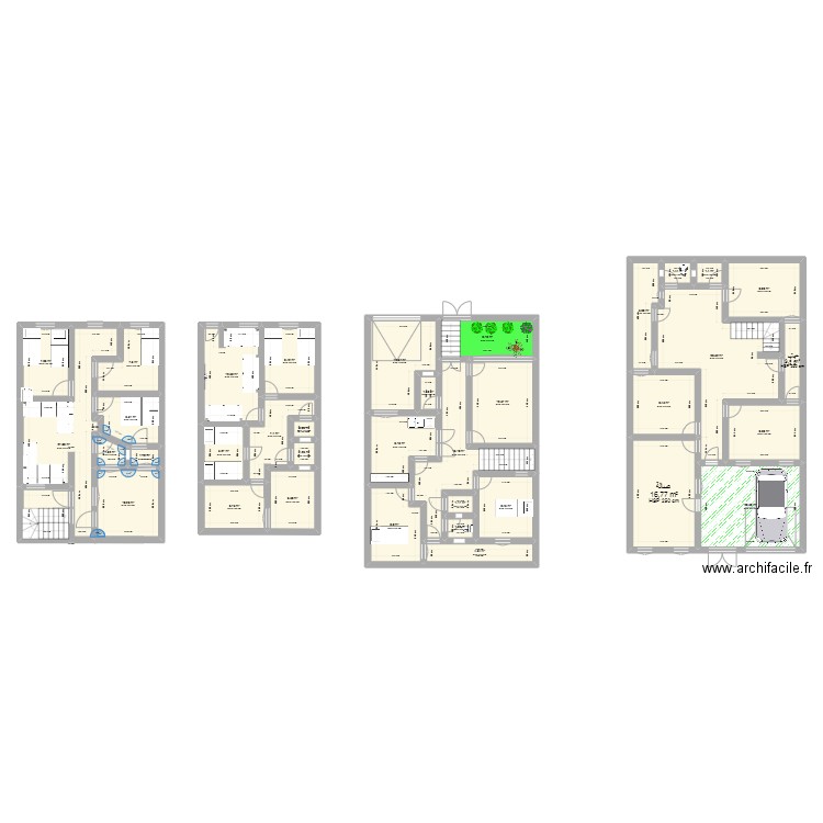 f4 appartement. Plan de 0 pièce et 0 m2