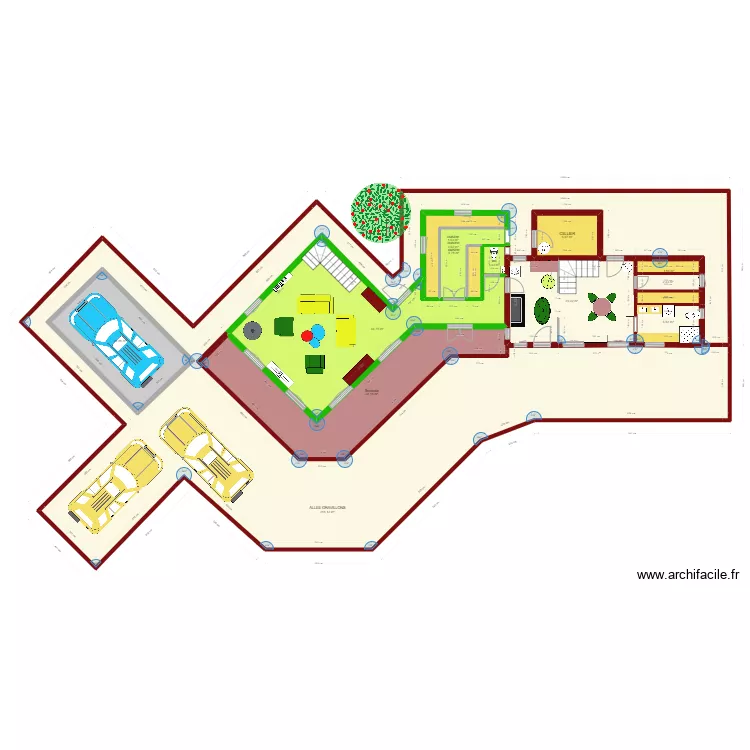 PC EXTENSION  7 58m2. Plan de 