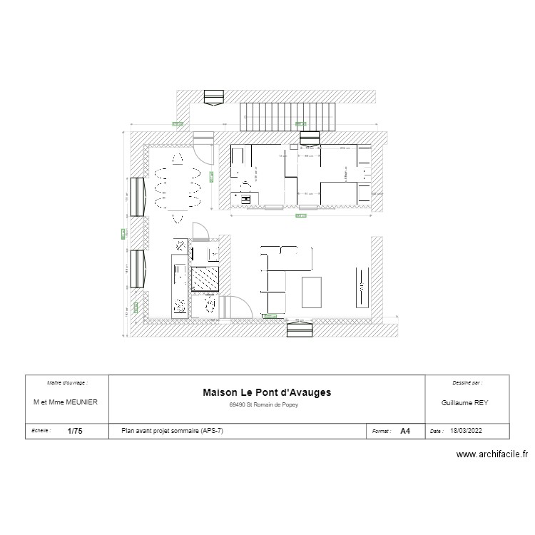 Maison St Romain de Popey APS-7. Plan de 0 pièce et 0 m2