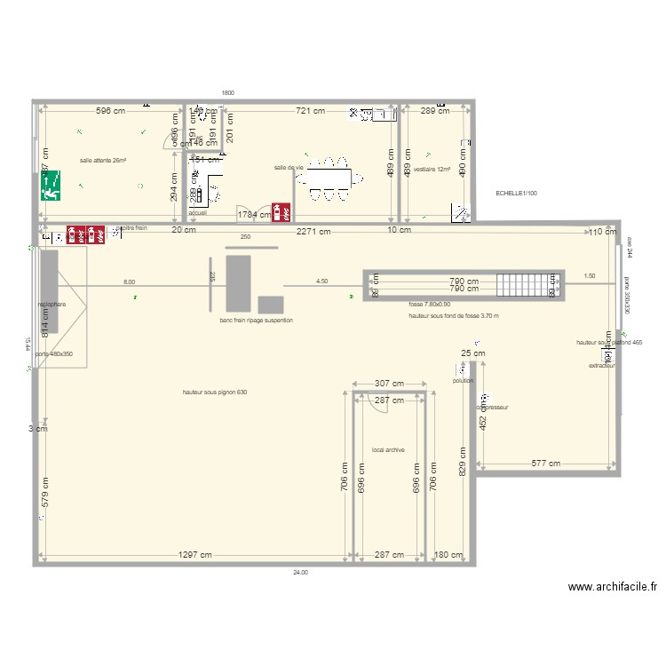 vernon controle. Plan de 0 pièce et 0 m2