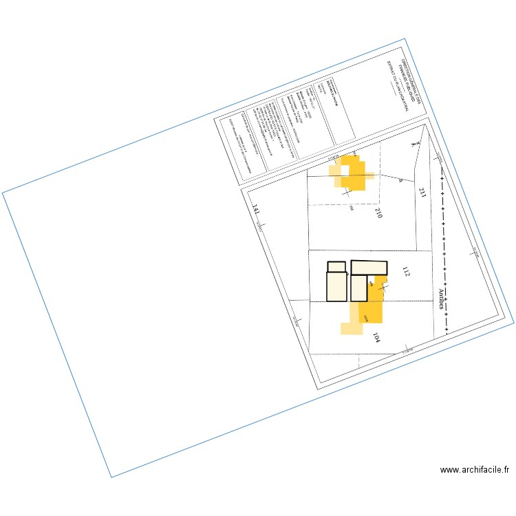 CL112 ancien. Plan de 0 pièce et 0 m2