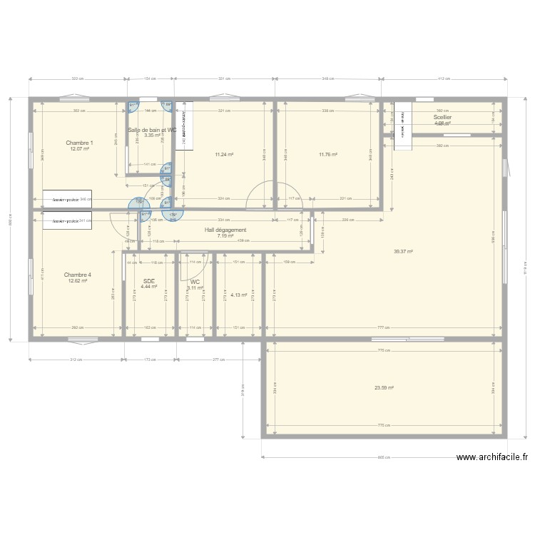 Villa Claver 3. Plan de 0 pièce et 0 m2