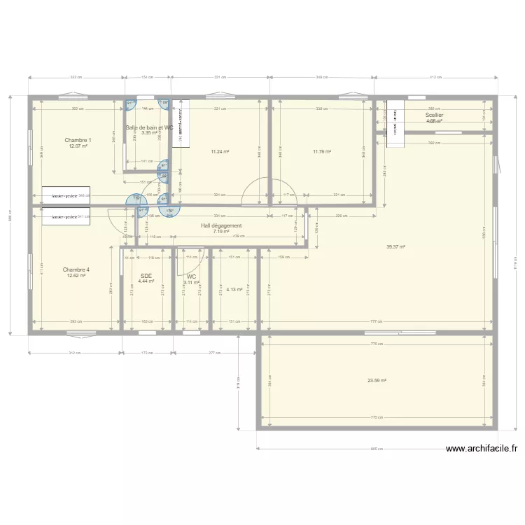Villa Claver 3. Plan de 