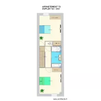 appart Duplex T3 ETAGE 2