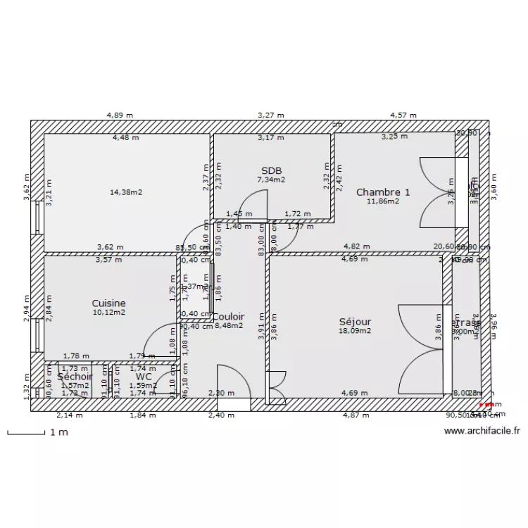 appartement. Plan de appartement. Plan de