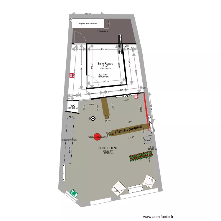 plan green clinic. Plan de 