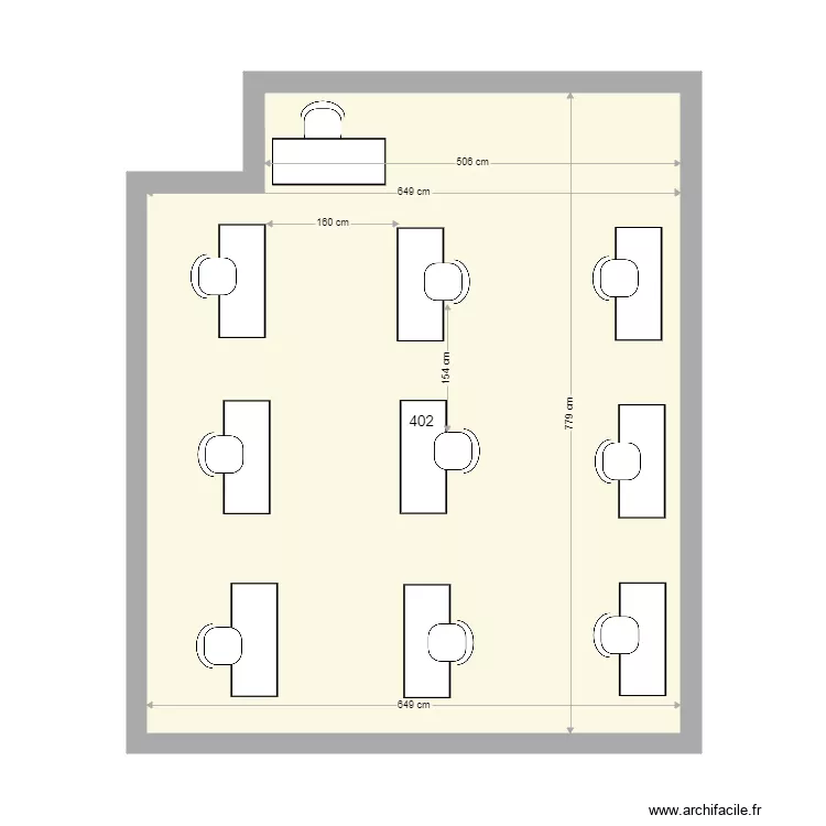402 examens oraux. Plan de 