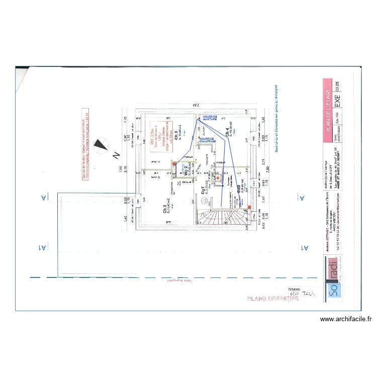 LEGOFF ETAGE . Plan de 