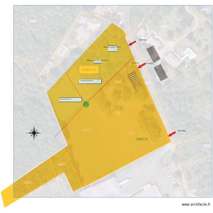terrain coly Sauvegarde. Plan de 0 pièce et 0 m2