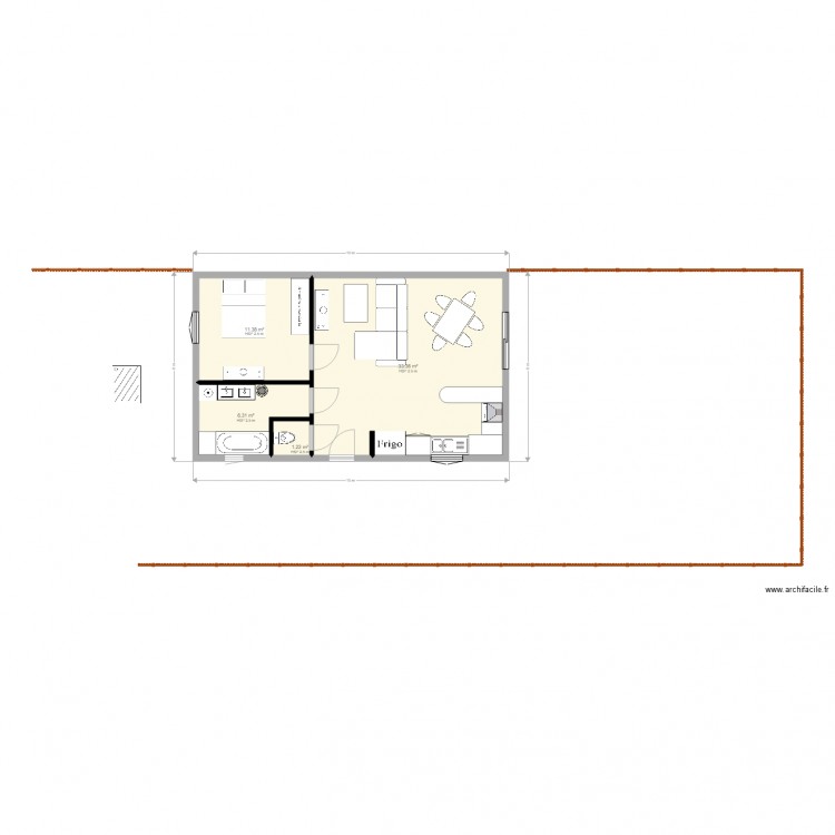 Chalet 1 Pature. Plan de 0 pièce et 0 m2