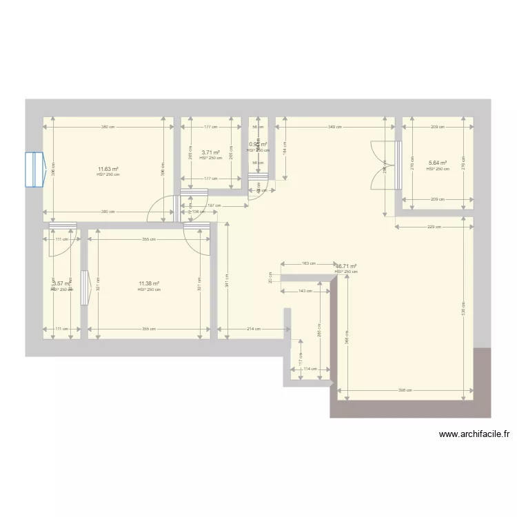 MARSEILLE V1. Plan de 