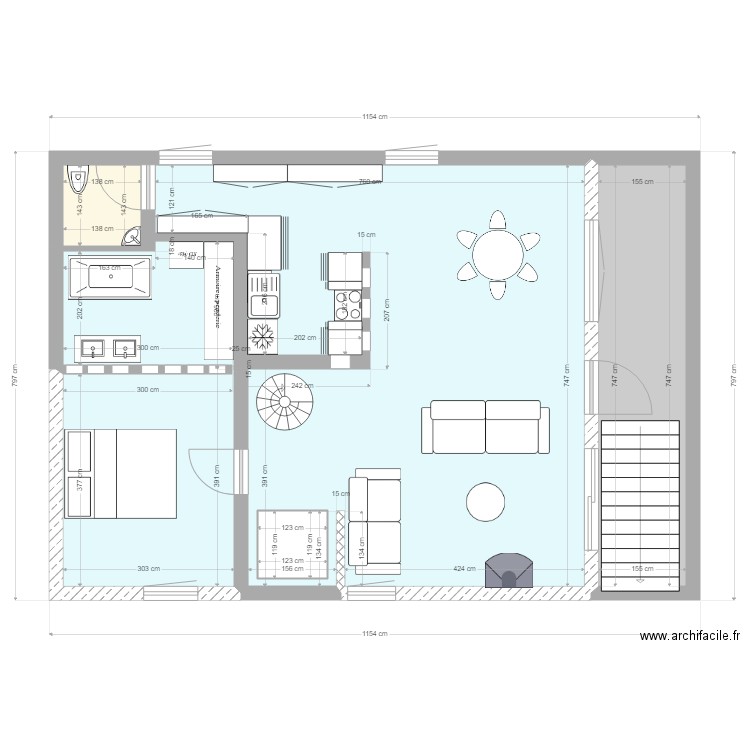 PLAN 1. Plan de 0 pièce et 0 m2