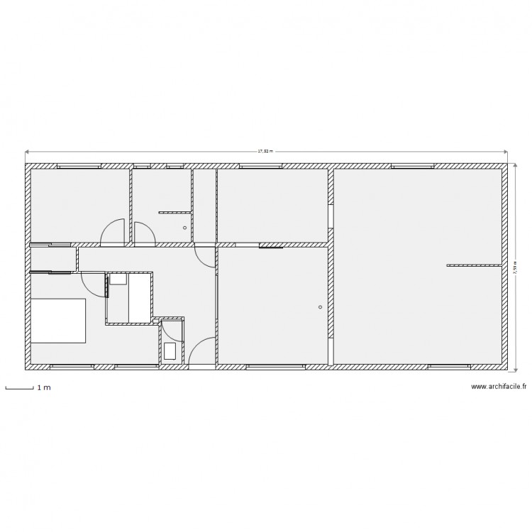 Etage de Vie SB3. Plan de 0 pièce et 0 m2