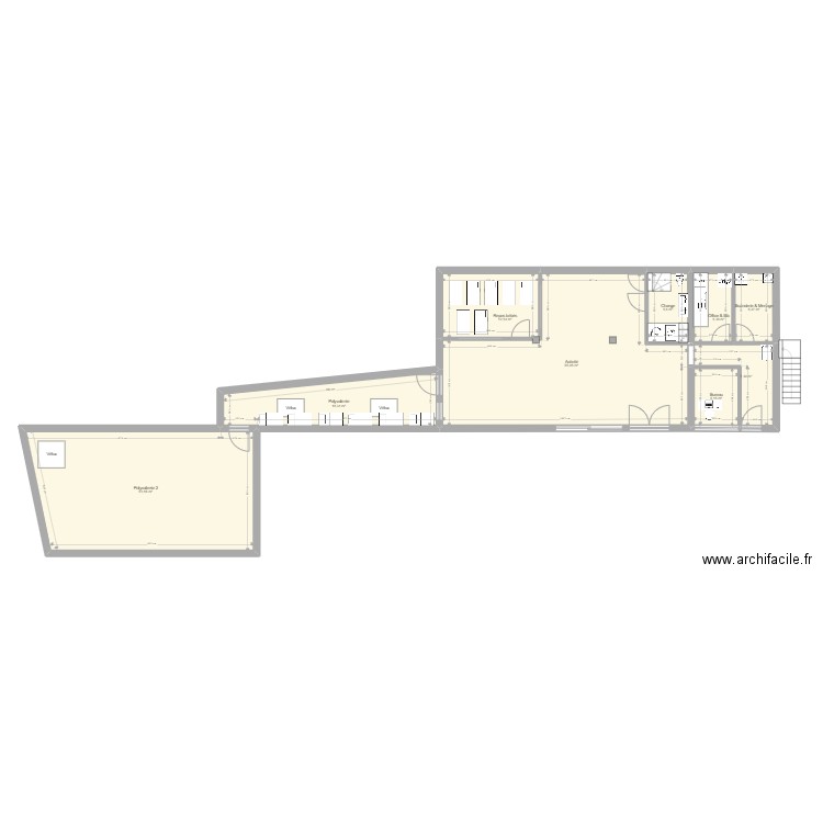 91 CORBEIL ARCHE Projet V ArL 150422. Plan de 15 pièces et 267 m2