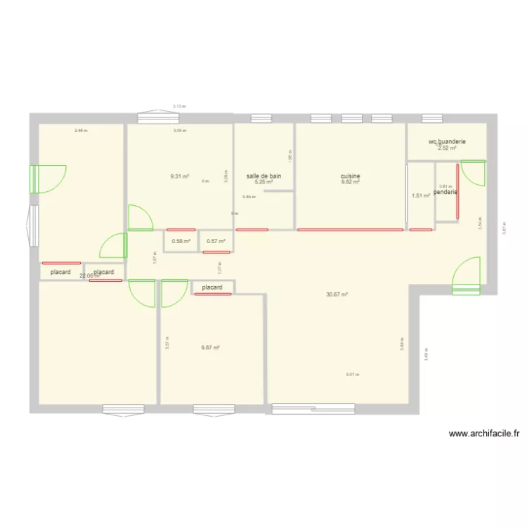 maison de sophie v1suite. Plan de 