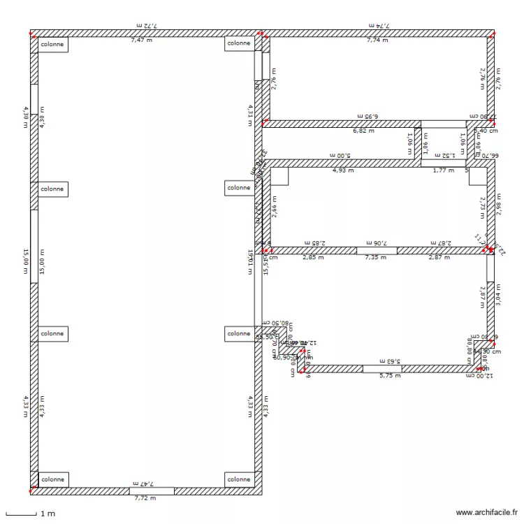 domaine des dames. Plan de 
