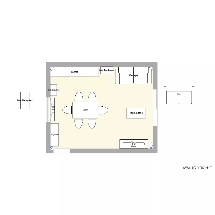 Lacanau-extension. Plan de 