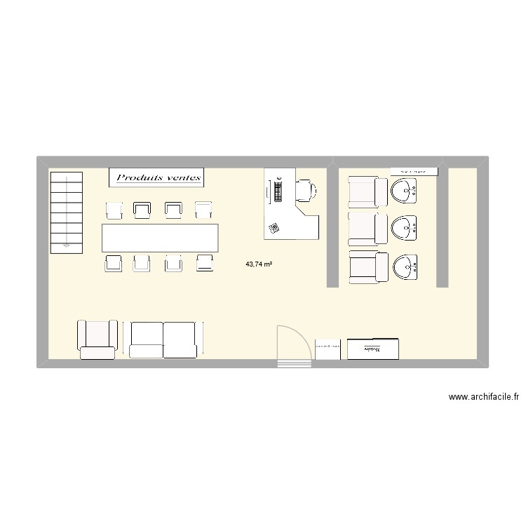 plan de l'entreprise . Plan de 0 pièce et 0 m2