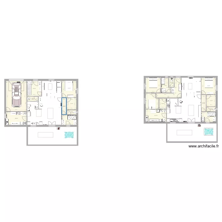 maison bagnols 3. Plan de 