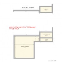 projet toit terrasse avec prolongation et rajout balcon