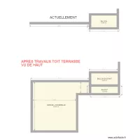 projet toit terrasse avec prolongation et rajout balcon