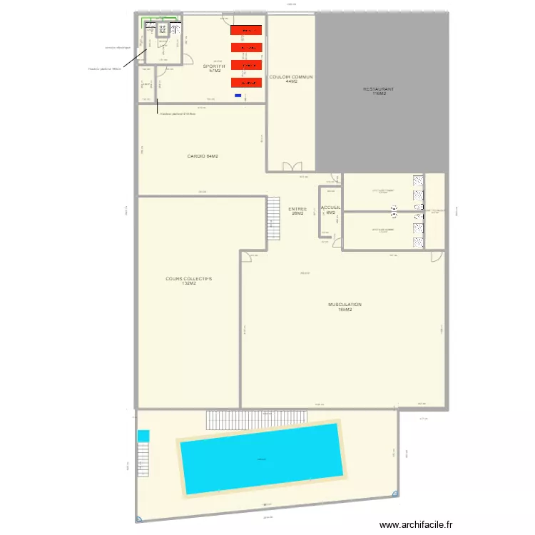 PLAN GYMFIT MAGASIN. Plan de PLAN GYMFIT MAGASIN. Plan de