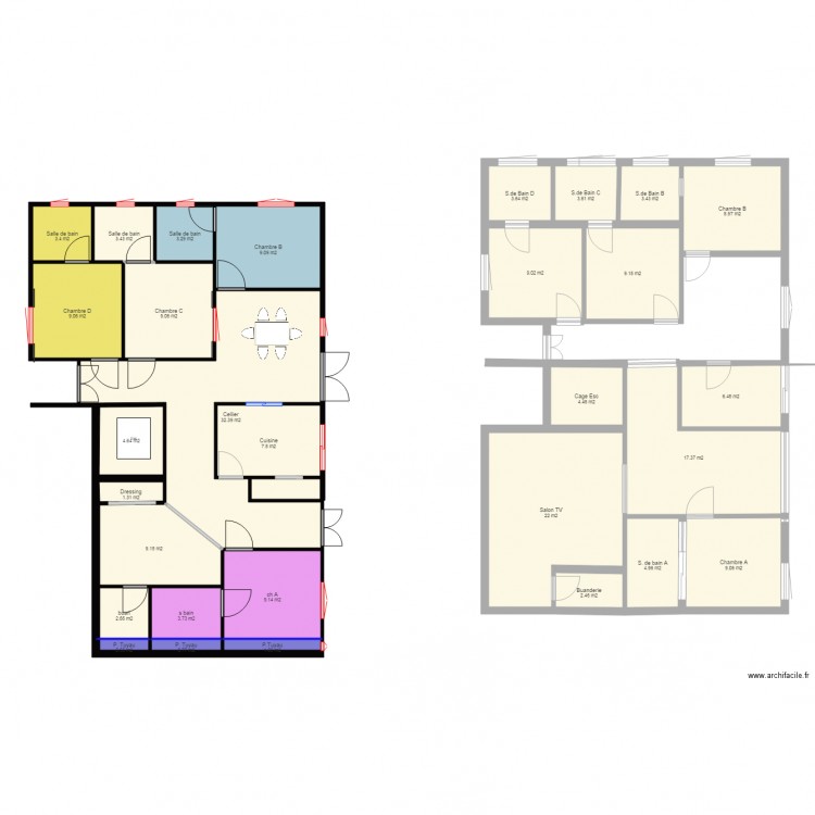 monette 2 bis. Plan de 0 pièce et 0 m2