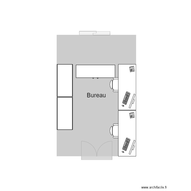 Bureau Qualité actuel. Plan de 0 pièce et 0 m2