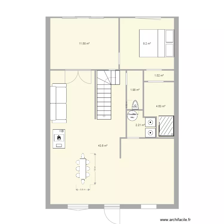 nouveau gite 1. Plan de 