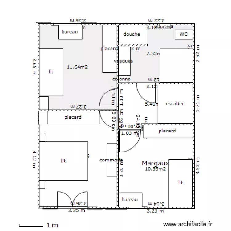 1er étage_grande_sdb2. Plan de 1er étage_grande_sdb2. Plan de