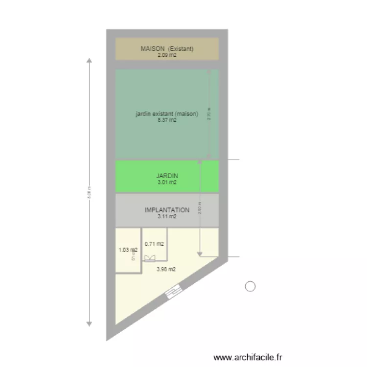 CHAILLY DIVISION pav&eacute;. Plan de 