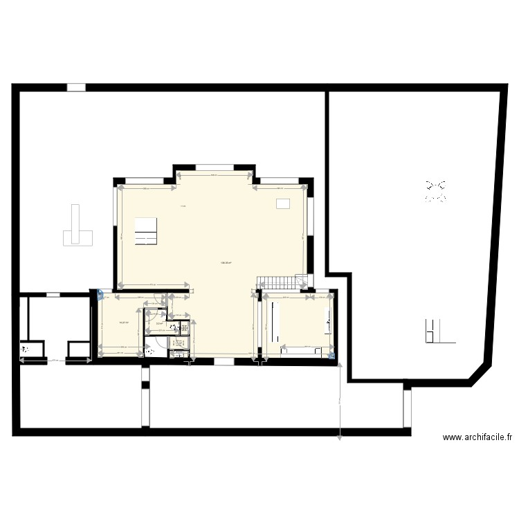 plan Fourniture deux seau sika de goudron en patte. Plan de 0 pièce et 0 m2