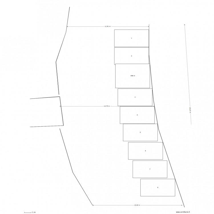Parking CLT. Plan de 0 pièce et 0 m2