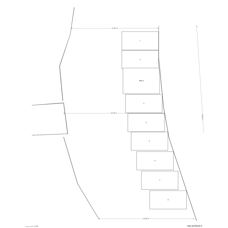 Parking CLT. Plan de 