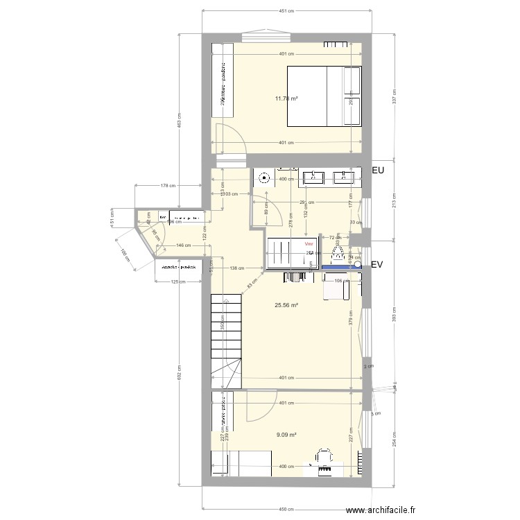 93310 salle de bain 9 mai. Plan de 0 pièce et 0 m2