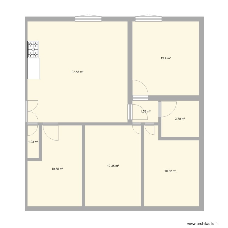 Appartement trosysof1. Plan de 0 pièce et 0 m2