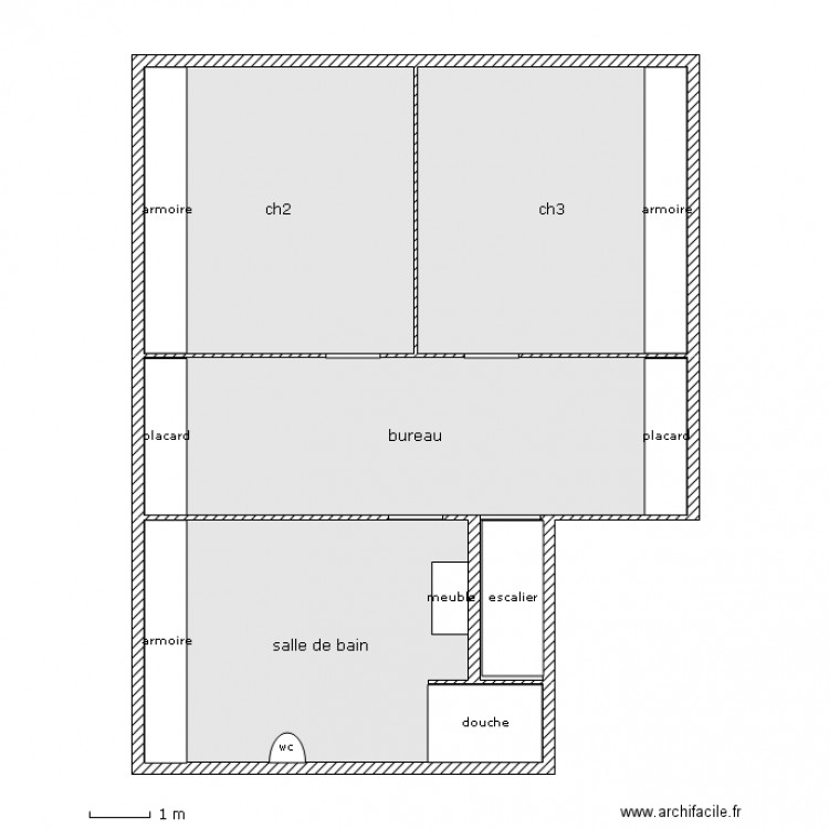 plant seb aurelie etage. Plan de 0 pièce et 0 m2