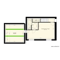 plans AF chambre 4 R+1 Ouest + Combles