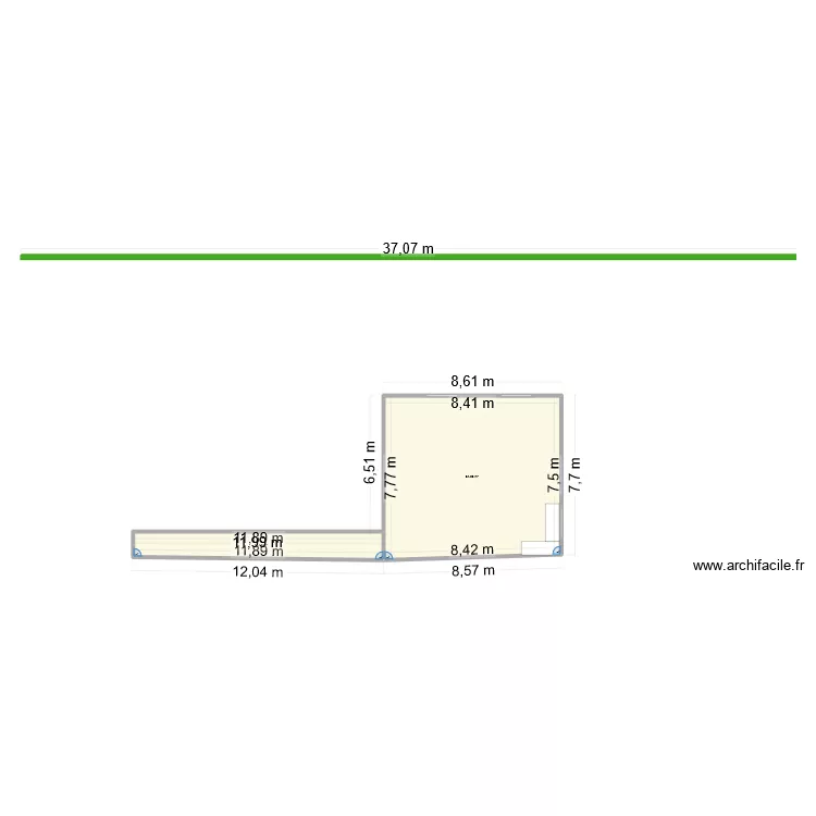 maison 1. Plan de 2 et 78 m² maison 1. Plan de 2 et 78 m²