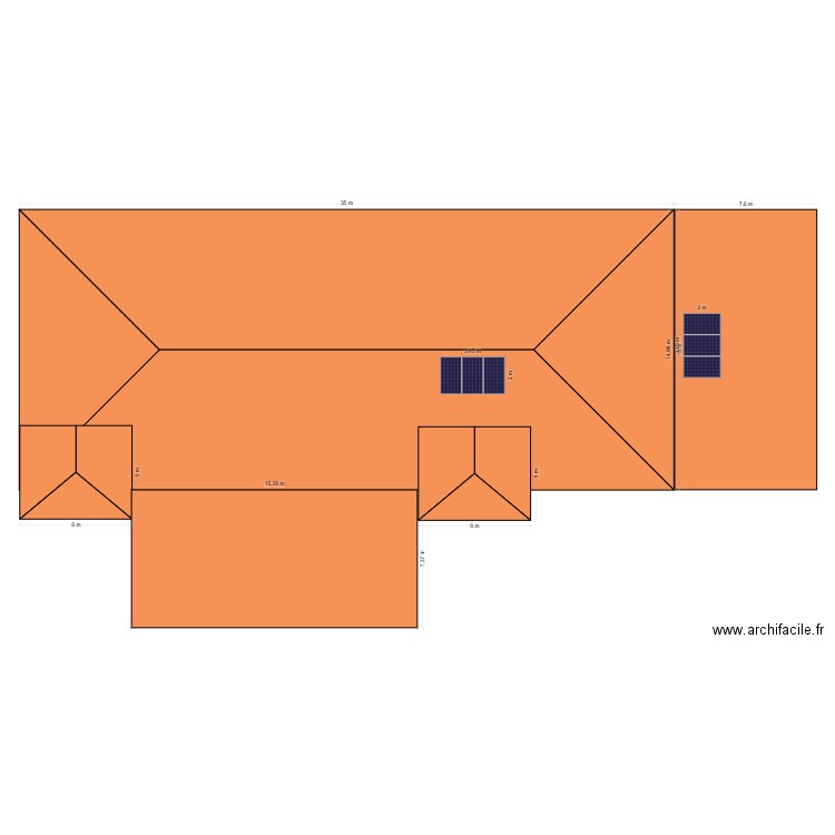 sainton. Plan de 0 pièce et 0 m2