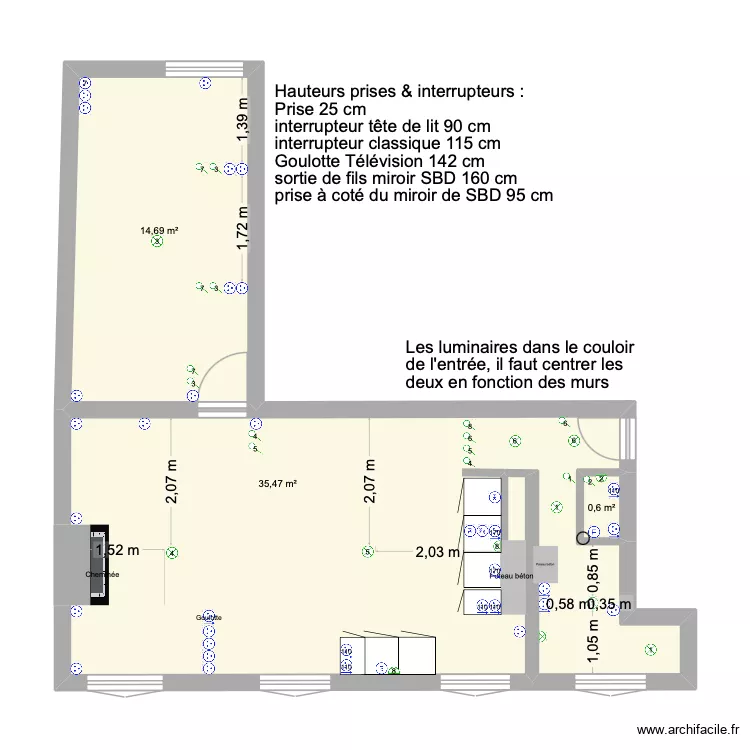 Plan Technique Théo Marcadet 2. Plan de 3 pièces et 51 m² Plan Technique Théo Marcadet 2. Plan de 3 pièces et 51 m²