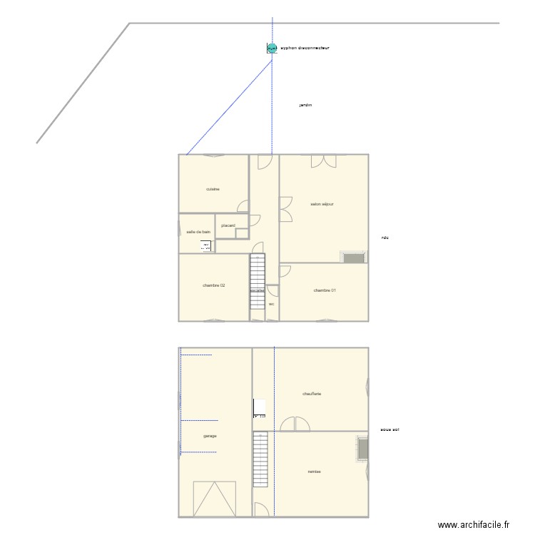 guinier 1122 ass. Plan de 13 pièces et 202 m2