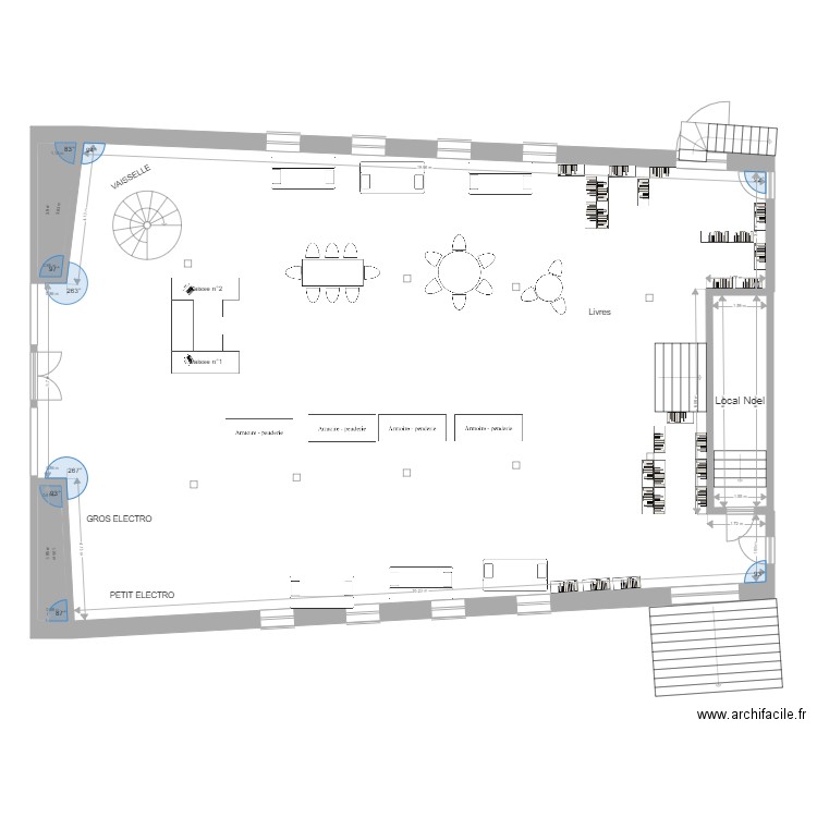 Braderie étage rdc. Plan de 0 pièce et 0 m2