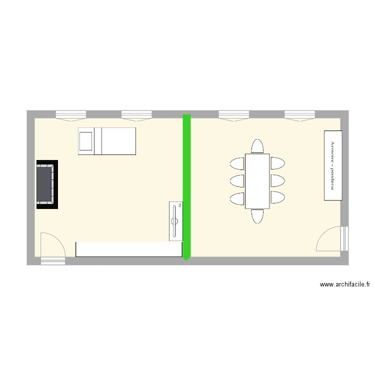 CROQUIS PARISOTTO. Plan de 0 pièce et 0 m2